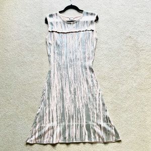 Oscar de la Renta Metallic Knit dress